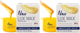 Nair Lux Wax, Microwaveable Hot Waxing Kit for Women, Stripless Hair Removal for Legs, Underarms, Bikini at Home, Proven Effective on Short Hair, 1 Count, 7.05 Oz (Pack of 2)
