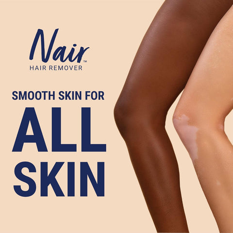 Nair Hair Remover Moisturizing Face Cream, with Sweet Almond Oil, 2OZ (Pack of 2)